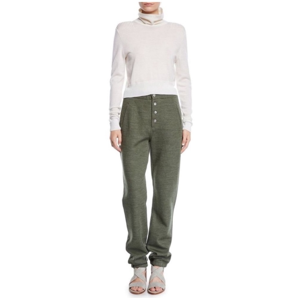 Rag & Bone Sailor Wool Green Pants‎ Jogger small